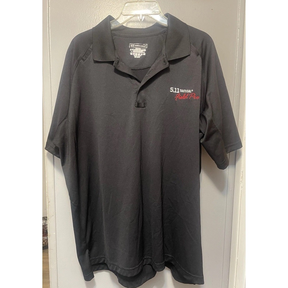 511 Tactical Series Polo Shirt Mens XL-" Field Pro" Black Sleek Performance Cool